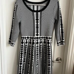 Nina Leonard Black and White Geometric